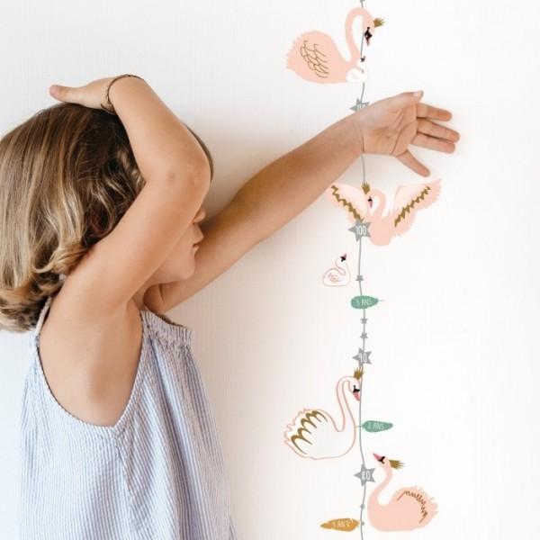 Actual product image MIMI'lou MIMIlou wall sticker, measuring stick, Toise Cygne