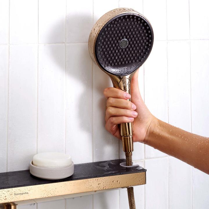Actual product image hansgrohe Rainfinity wall connection Porter 500 with shower holder right, 26858