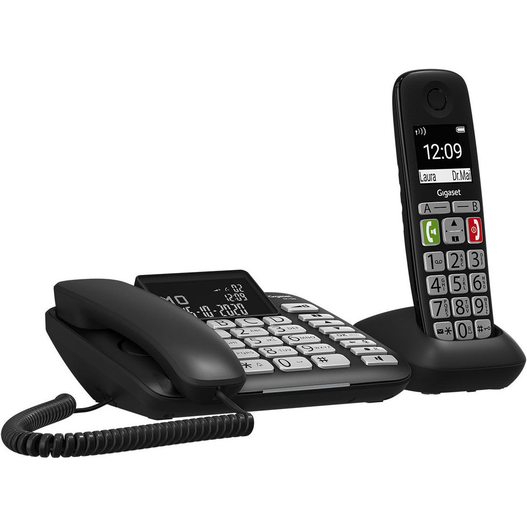 Gigaset DL780 Plus (DE-Version), Telefon, Schwarz