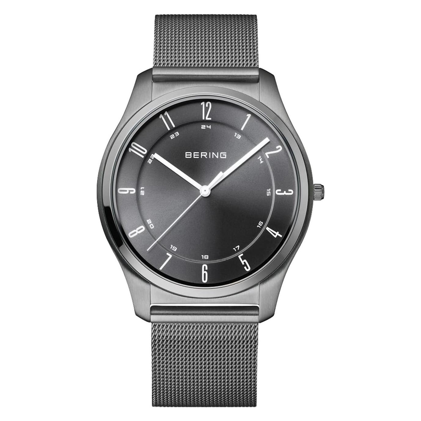 Bering, Horloge, 18340-377, Grijs, Zilver, (Analoog Horloge, 40 mm)