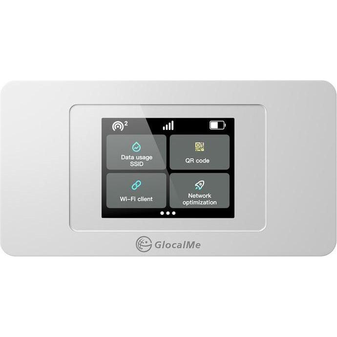 GlocalMe Duoturbo Portable 4G/LTE Wi-Fi Router (DUOTURBO BLACK)