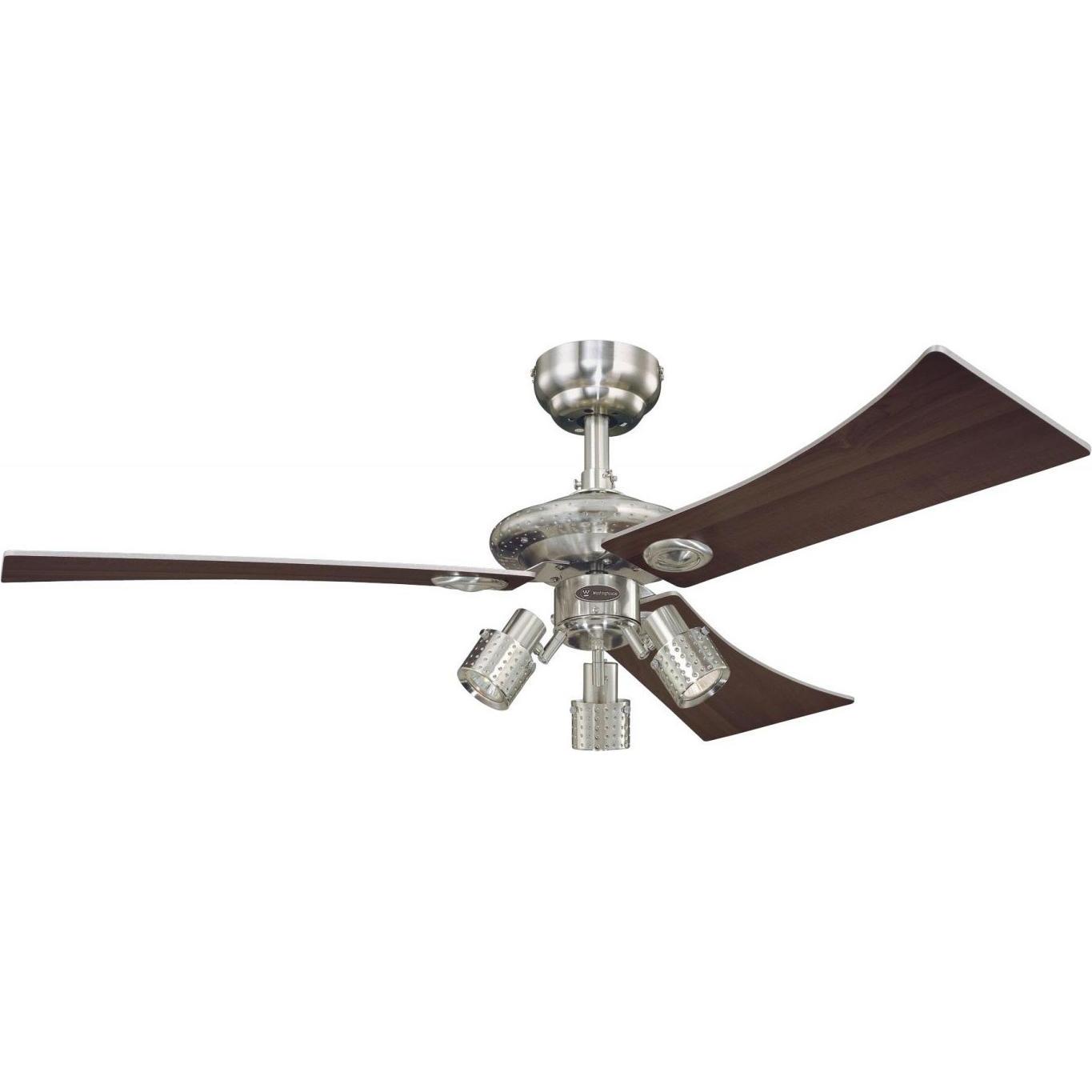 Thumbnail - Westinghouse Deckenventilator Audubon 122cm, Ventilator, Silber, Weiss, Braun
