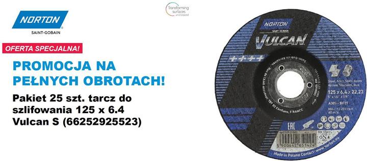 Norton Vulcan grinding disc for metal (30)