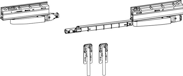Hautau ATRIUM SP komfort Grundkarton Laufwerk, links, 160 kg, 1 Stk