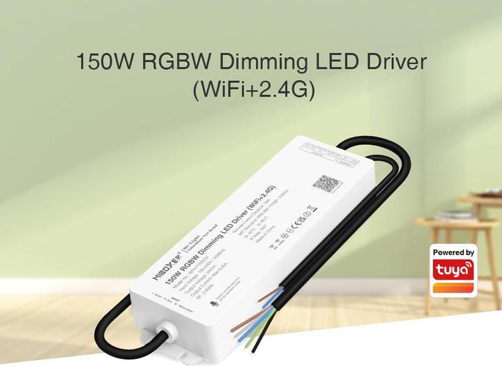 Actual product image Milight Dimmable Driver 24V 150W RGBW Wireless + WLAN IP67