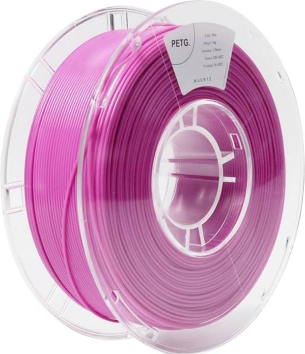 Actual product image Maertz PETG Pink 1,75 mm 1.000 g (PETG, 1.75 mm, 1000 g, Pink)