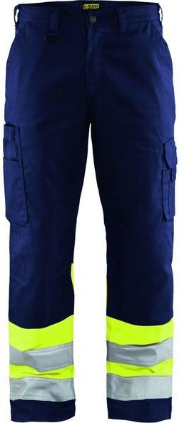 Produktbild Blakläder unisex Warnschutzhose 1564 marine, gelb Grösse 27 (27, 27)