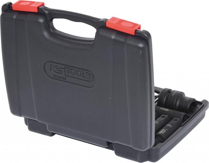 Produktbild KS Tools Kraft-Wechsel-Stecknuss- und Bitstecknuss-Satz, 3/4"+1", 16 Teile