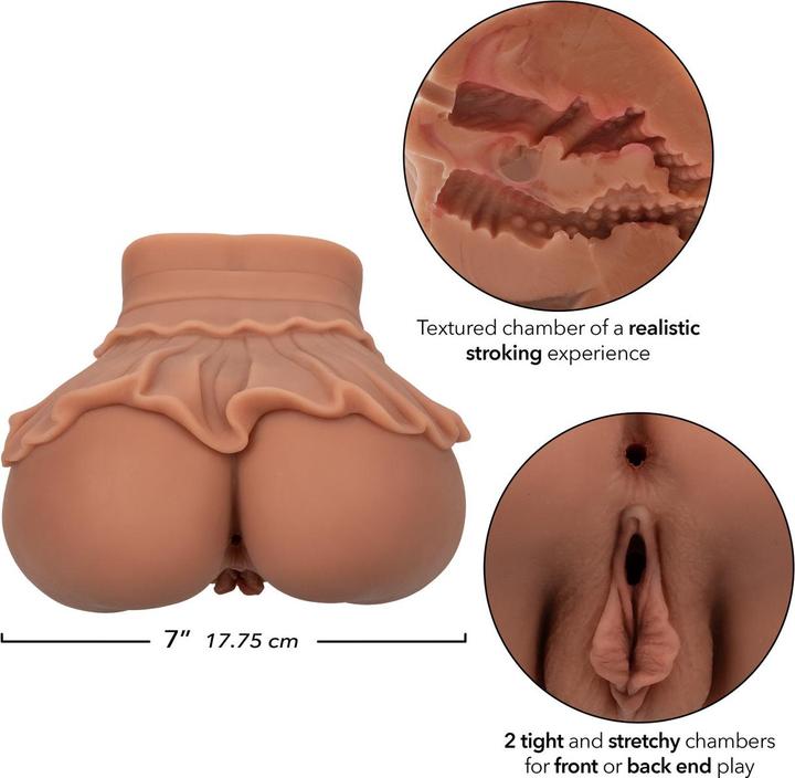 Image du produit CalExotics The Homecoming Queen Double Masturbateur Réaliste Caramel