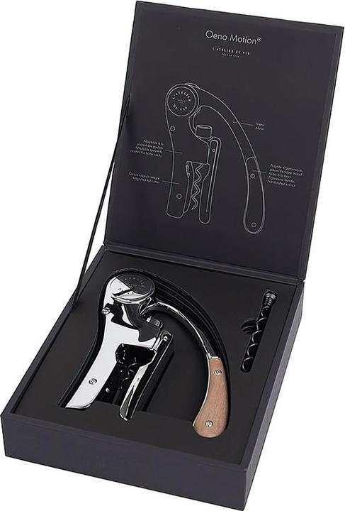 Actual product image Atelier du vin Corkscrew OENO WOOD MOTION (Lever corkscrew)
