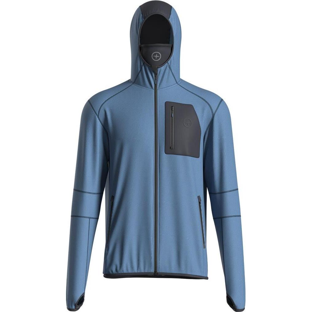 Great Escapes, Herren, Jacke, reissverschluss-hoodie crater (XL), Schwarz, XL