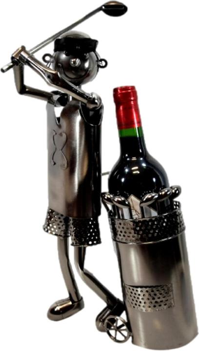 IKO Portabottiglia per vino 'Golf player' h = (Portabottiglie da vino)