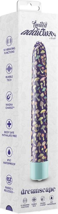 Image du produit Blush Vibromasseur Limited Addiction Dreamscape 7 Inch Sleek G-Spot Rechargeable Slimline en bleu - 10 R