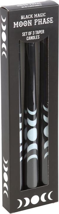 Actual product image Something Different Magic Moon Phases Taper Candle (Pack of 3) (3 pcs.)