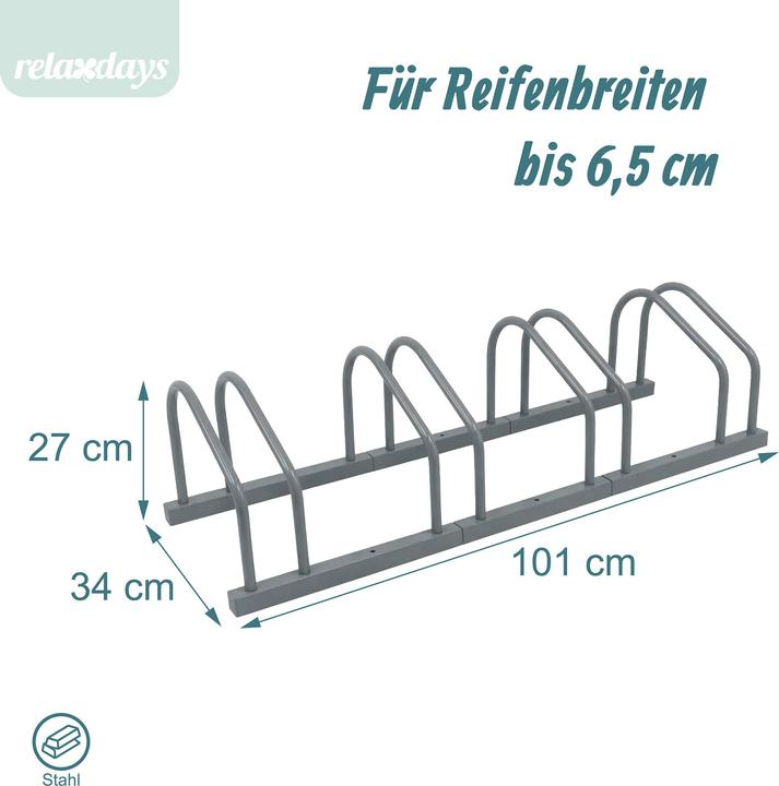 Image du produit Relaxdays support vélo