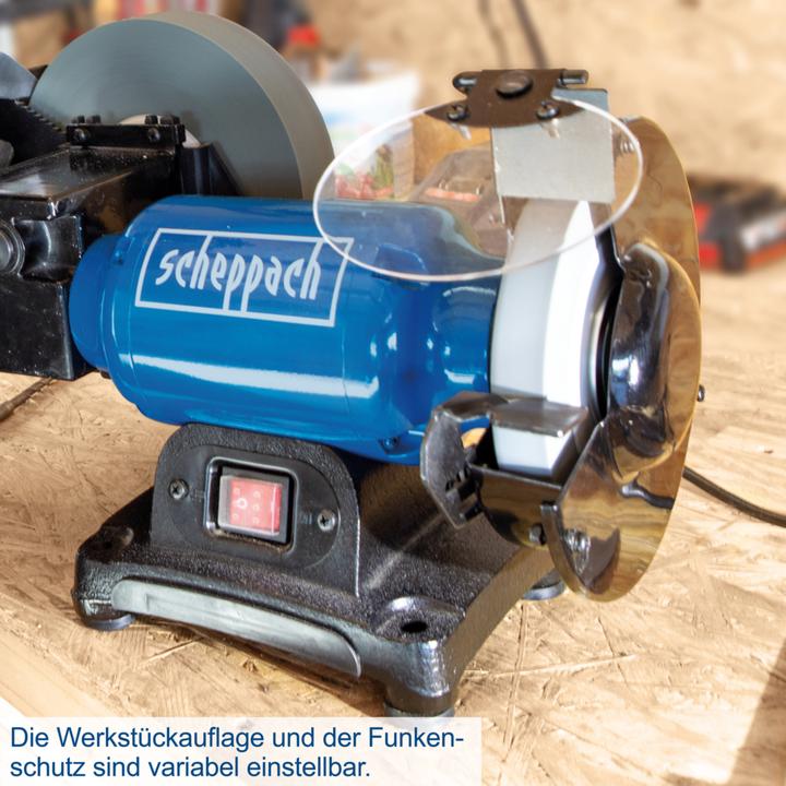 Actual product image Scheppach BG200W (Bench grinder, 250 W)