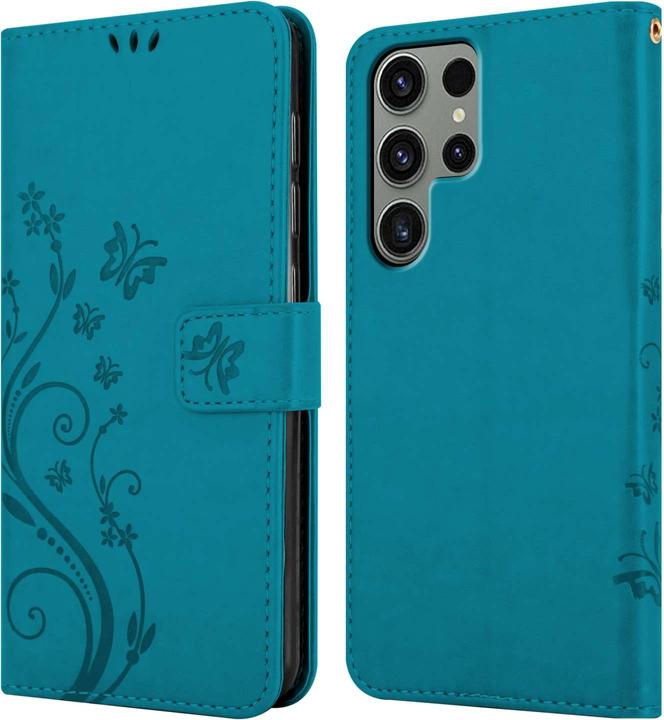 Immagine prodotto Cadorabo Custodia per Samsung Galaxy S23 ULTRA Flower Book (Samsung Galaxy S23 Ultra)