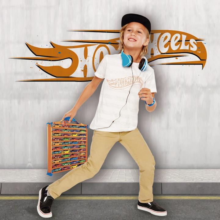 Produktbild Hot Wheels Parkhaus mit Fahrzeugen 30 x 27 x 6 cm Träger Fahrzeug