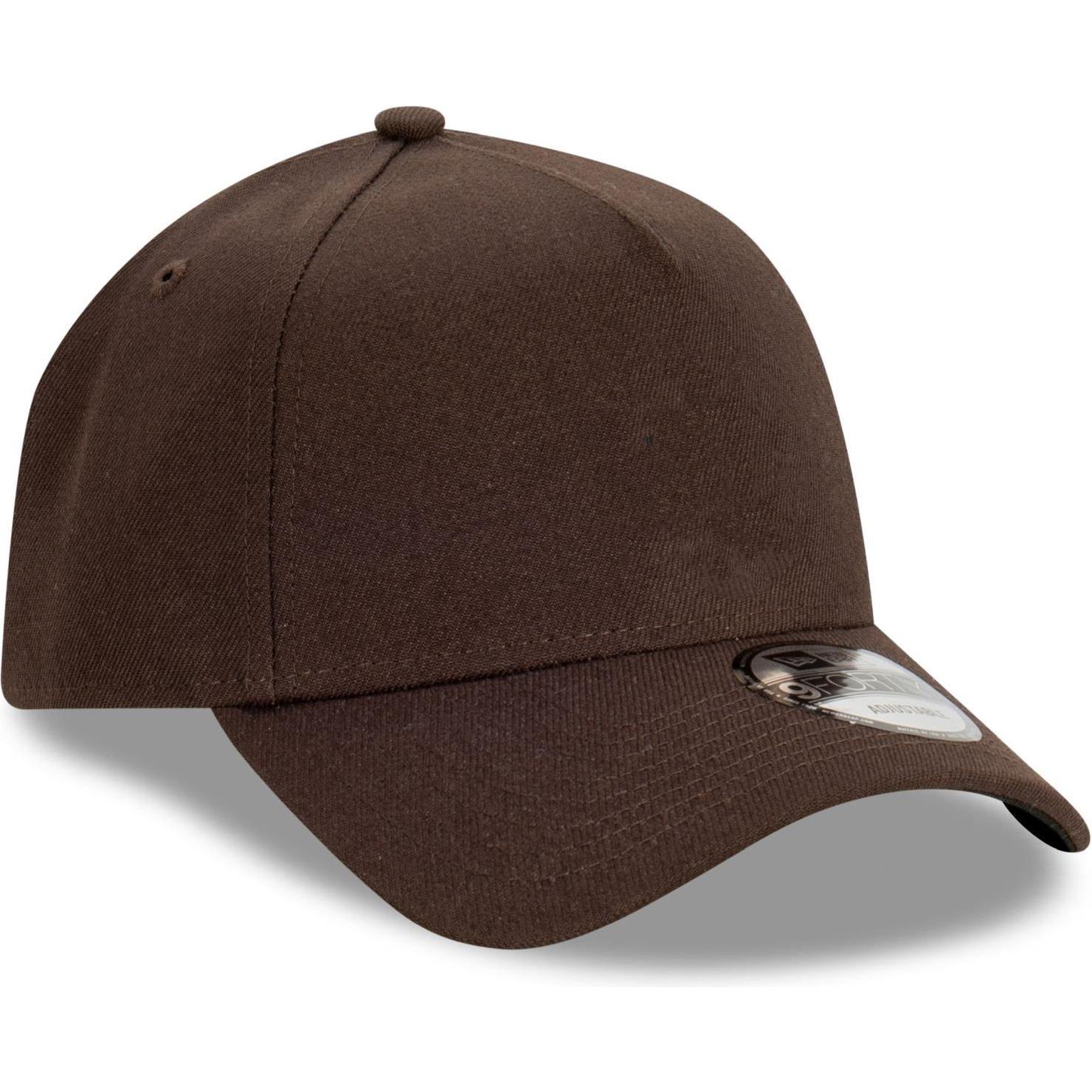 New Era, Herren, Cap, 9Forty A-Frame Snapback Cap - ESSENTIAL walnut braun, Braun, (One Size)