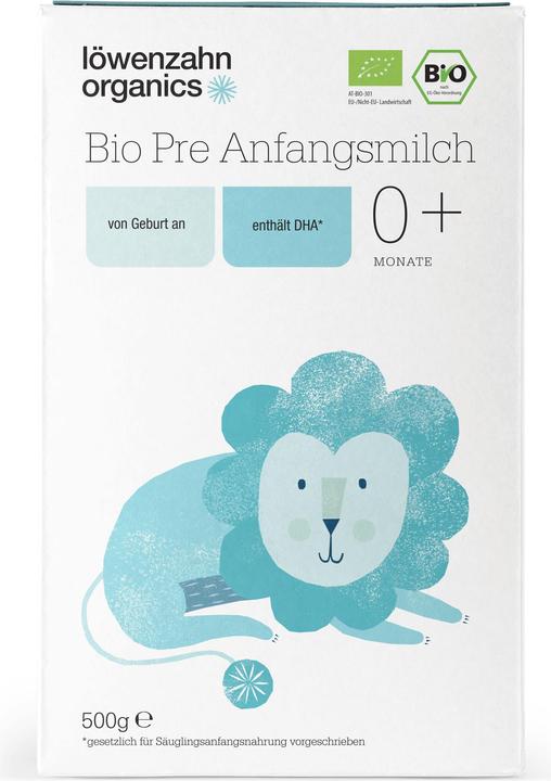 Löwenzahn Organics Bio Pre Anfangsmilch (500 g, ab Geburt)