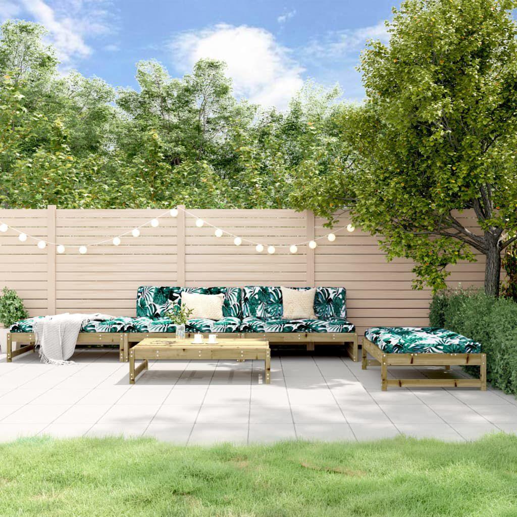 Thumbnail - VidaXL, Gartenlounge, 5-tlg. Garten-Lounge-Set Kiefernholz Imprägniert,Material