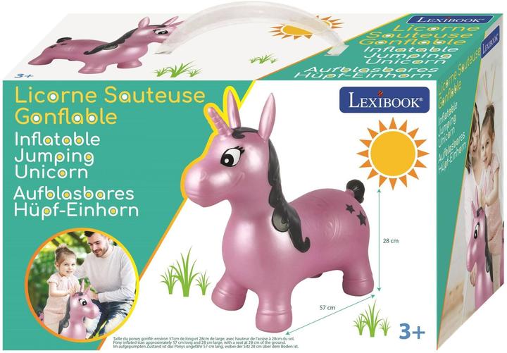 Produktbild Lexibook Aufblasbares pinkes Hüpfeinhorn