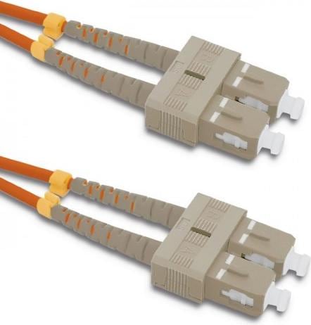 Produktbild Qoltec światłowodowy SC/UPC 1.0m pomarańczowy (CAT6, 1 m)