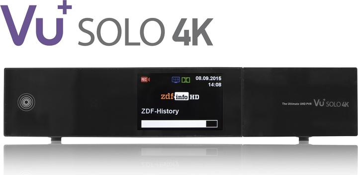 Image du produit Vu+ Solo 4K, 2x DVB-S2 FBC (2x DVB-S2 (Twin), Arbre CI)