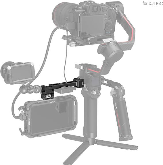 Actual product image SmallRig 3026 Monitor Mount met NATO Klem voor DJI RS 2 / RSC 2