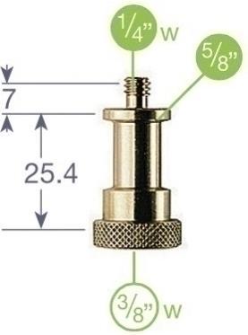Produktbild Manfrotto 5 8 auf 3 8 und 1 4 (Stativadapter)