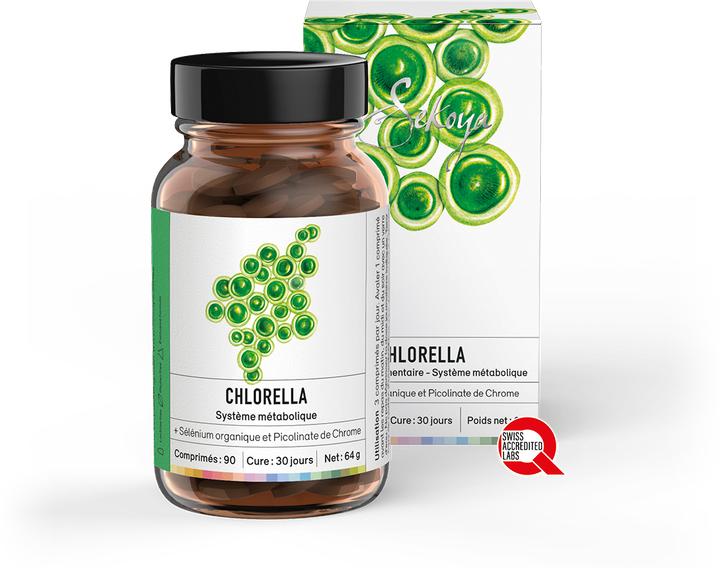Actual product image Sekoya Chlorella | Detoxifies the body (90 Piece, Pills)