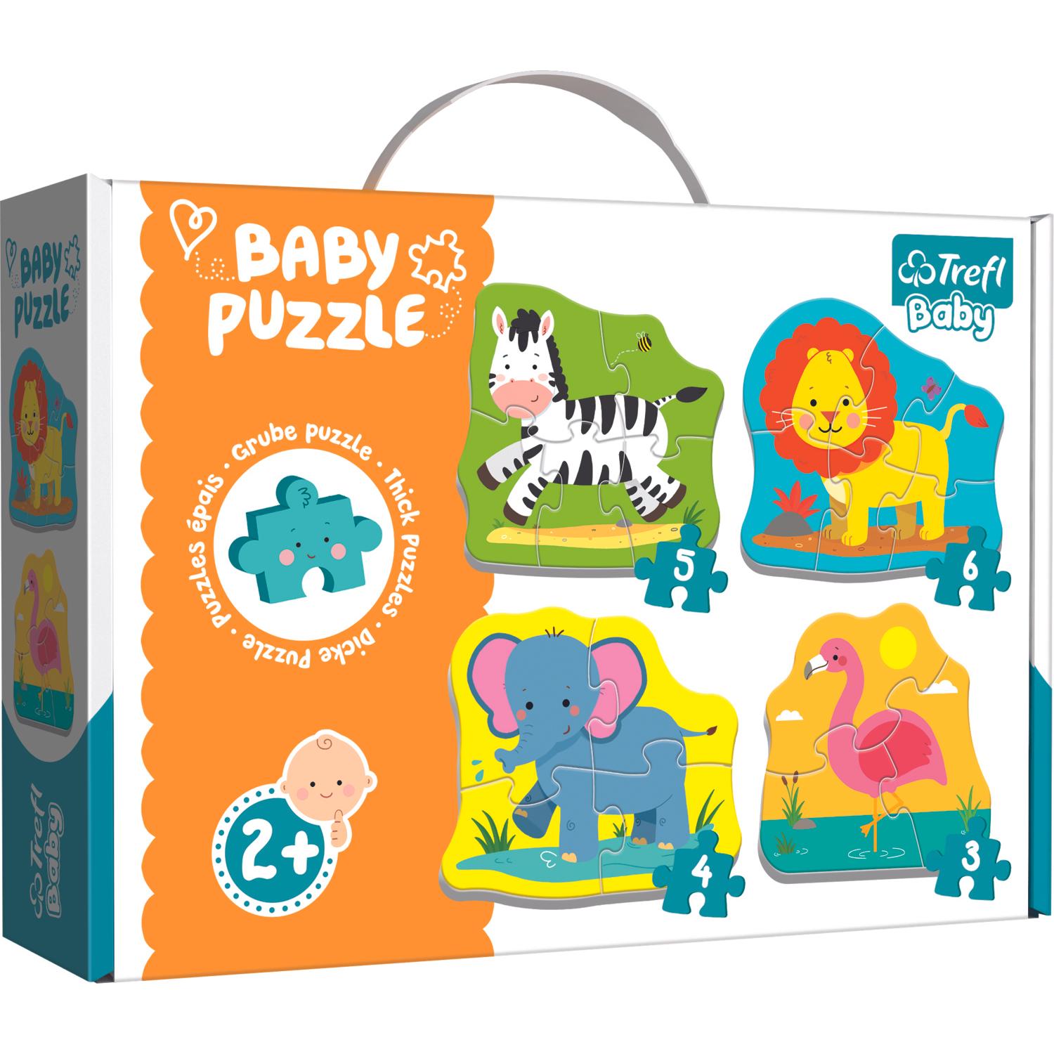 Trefl Wilde Tiere Safari Baby (18 Teile)