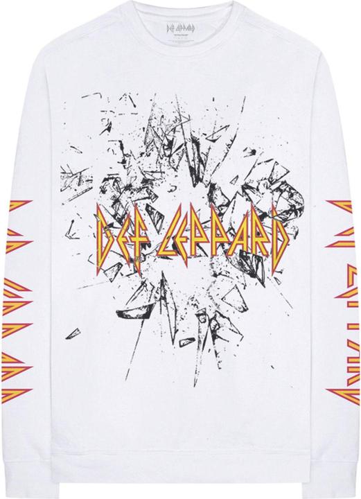 Immagine prodotto Def Leppard Maglietta a maniche lunghe unisex adulto in cotone Shatter (M)
