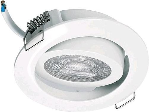Produktbild Rolux Leuchten LED-Einbaustrahler weiss 3000K 5W dim., DF-9243-4 0150924341 (380 lm)