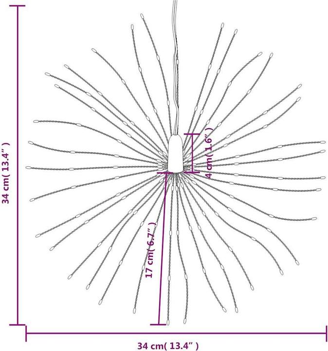 Immagine prodotto vidaXL Weihnachtsbeleuchtung