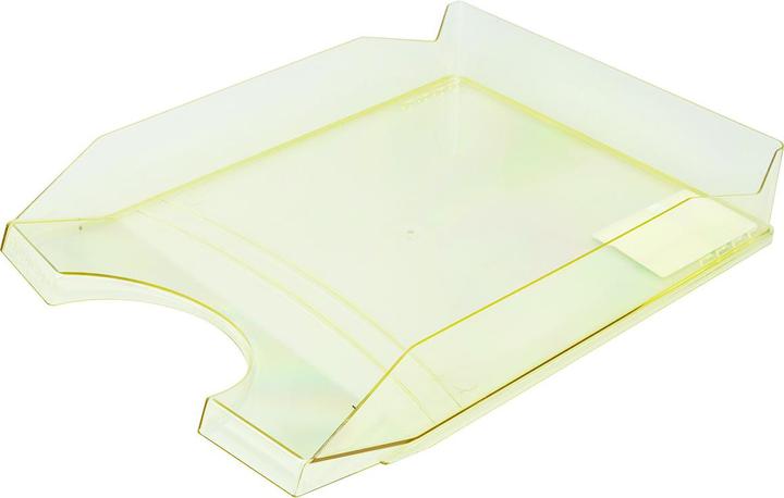 Produktbild Office Products Schreibtisch-briefablage, polystyrol/pp, a4, transparent gelb (A4)