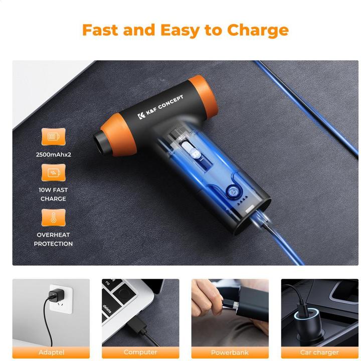 Actual product image K&F Concept Electric Cleaning Air Blower Kit