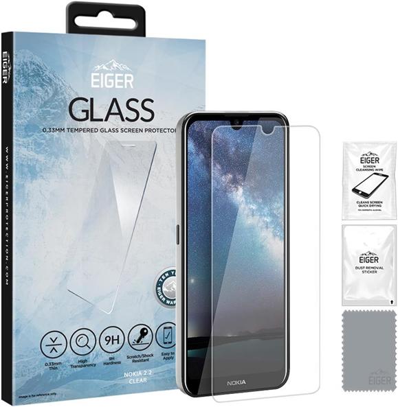 Actual product image Eiger Mountain Glass (1 pcs., Nokia G11, Nokia G20, Nokia G21)