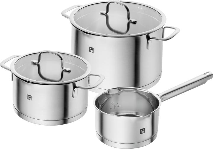Zwilling TrueFlow (Pan set + pot set, Stainless steel)