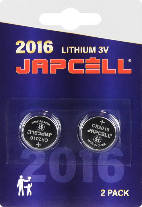 Image du produit Japcell Lithium CR2016 (2 pcs, CR2016)
