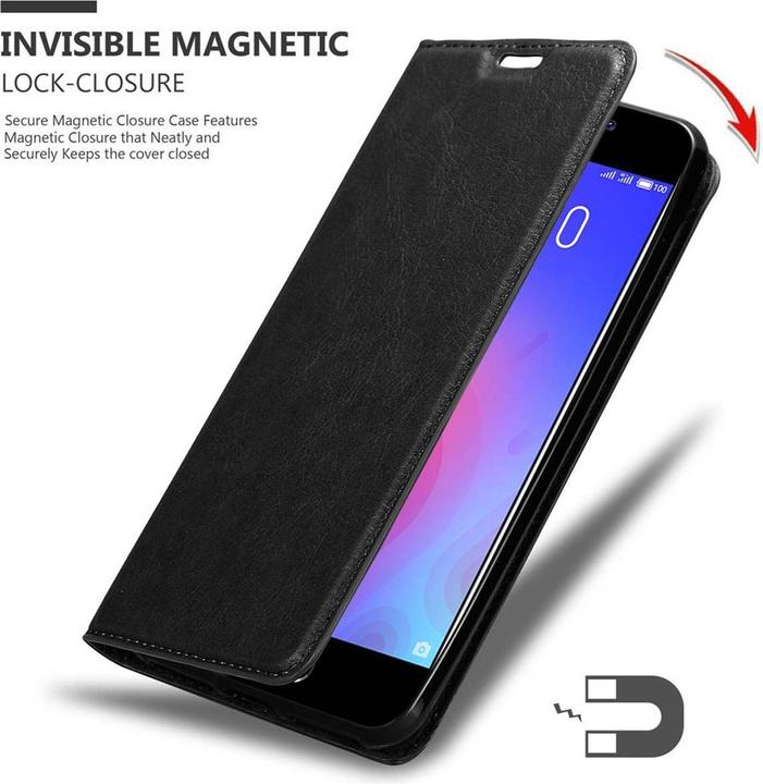 Produktbild Cadorabo Book Invisible Magnet Cover (Meizu M6)