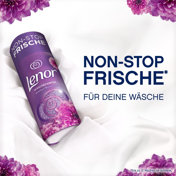 Actual product image Lenor Amethyst Blütentraum (15 Washing cycles, Pearls)