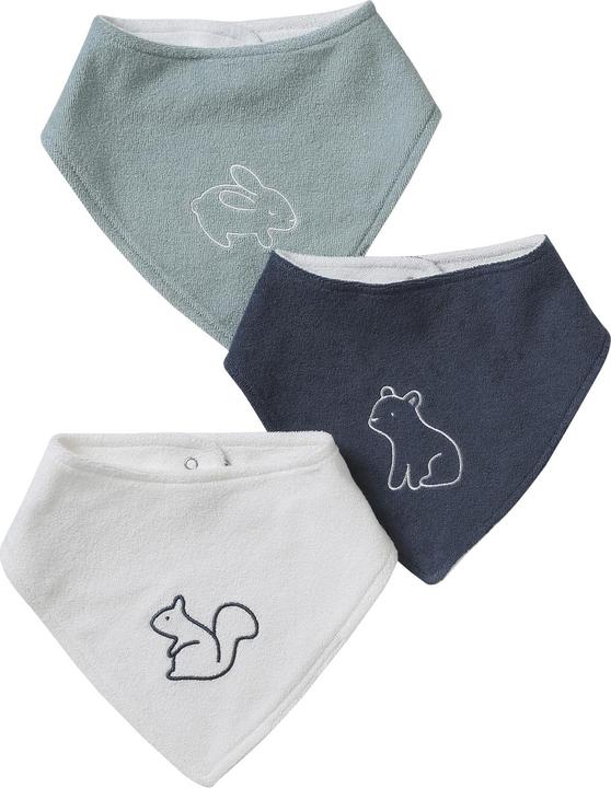 Vertbaudet 3er-Pack Baby Halstücher, Frottee (12 Monate)