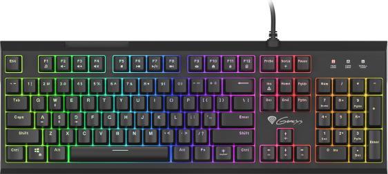 Actual product image Genesis Thor 150 keyboard USB QWERTY US English Black (Eng. Int.)