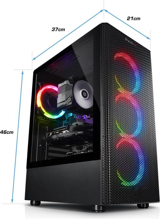 Produktbild Kiebel Speed V (AMD Ryzen 7 5700X, 16 GB, 1000 GB, GeForce RTX 3060)