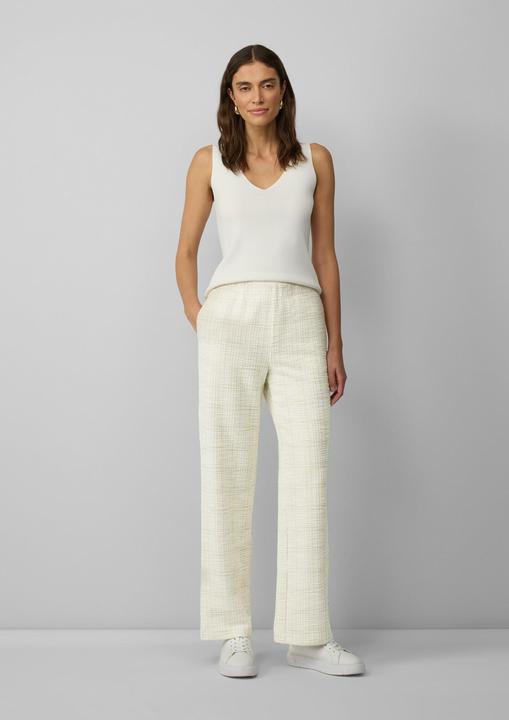 Immagine prodotto S.Oliver Hose Bouclé-Hose mit Wide Leg und Elastikbund (46)