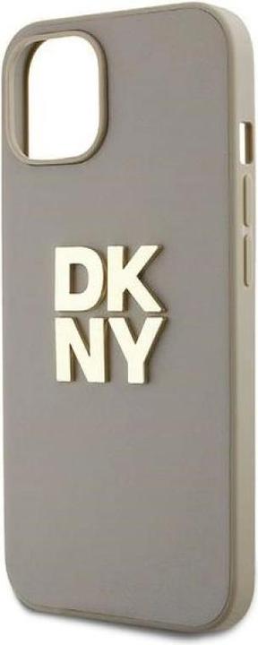 Actual product image DKNY DKHCP15SPBSWSE iPhone 15 / 14 / 13 6.1" beżowy/beige hardcase Wrist Strap Stock Logo (Apple iPhone 13, Apple iPhone 14, Apple iPhone 15)