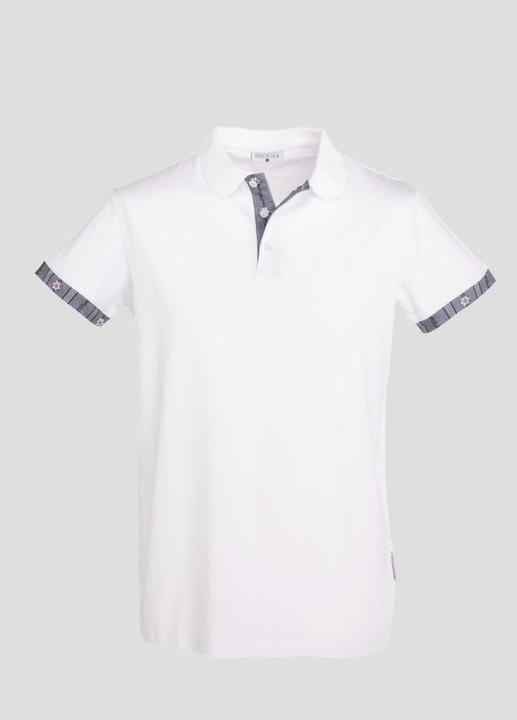 Produktbild Edelvetica Polo Shirt Edelweiss Krageninnenseite & Armabschluss Herren (M)