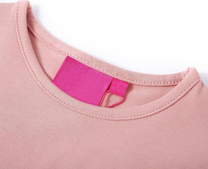 Produktbild VidaXL Kinder-Langarmshirt Hellrosa 128,Material: 95 % Baumwolle. 5 (128)