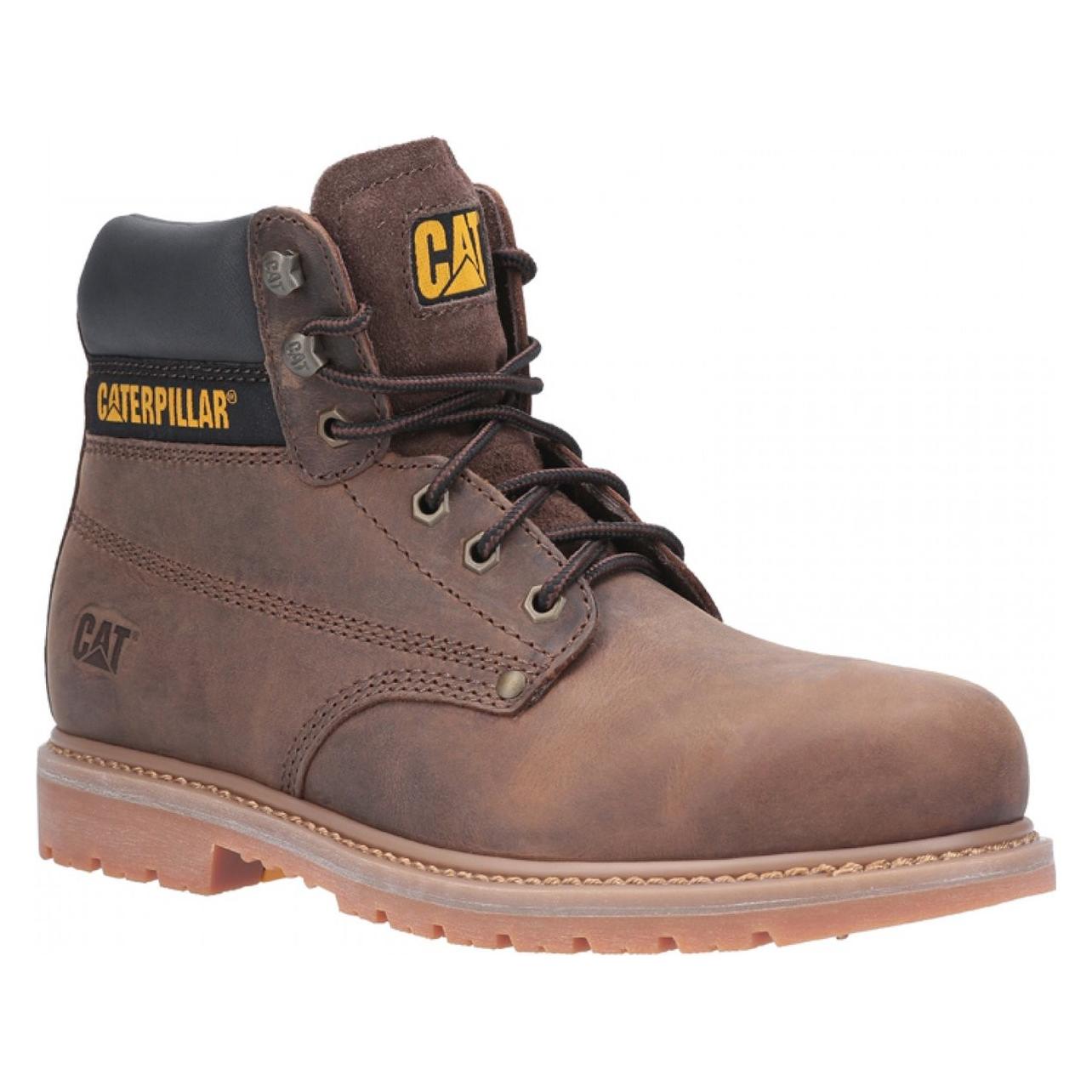 Cat, Werkschoenen, Powerplant S3 Hoog P724629 Werkschoen Bruin Maat 42 - 00.030.025.42 - 00.030.025.42 (S3, 42)